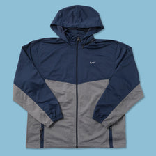 Vintage Nike Hooded Track Jacket Medium 