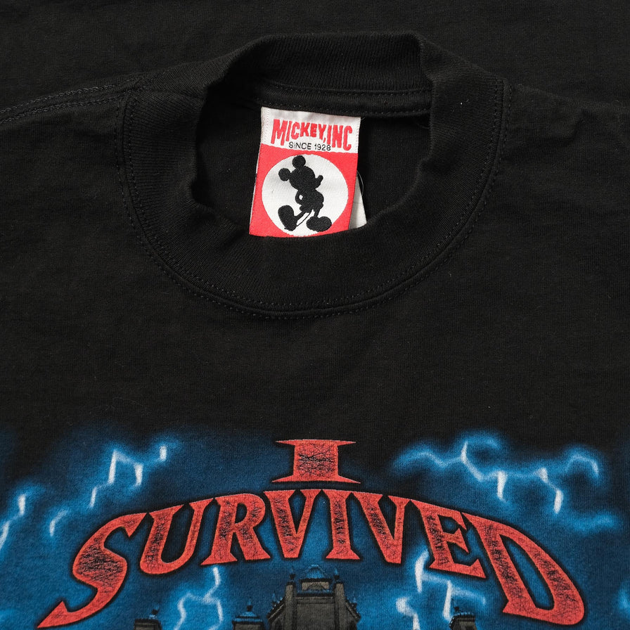 Vintage Disney The Hollywood Tower T-Shirt Medium 