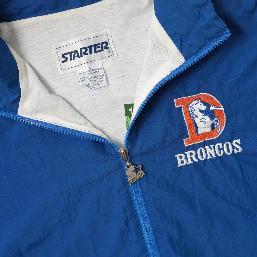 Vintage Starter Denver Broncos Track Jacket Medium 