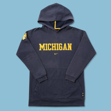 Vintage Nike Michigan Wolverines Hoody Small 