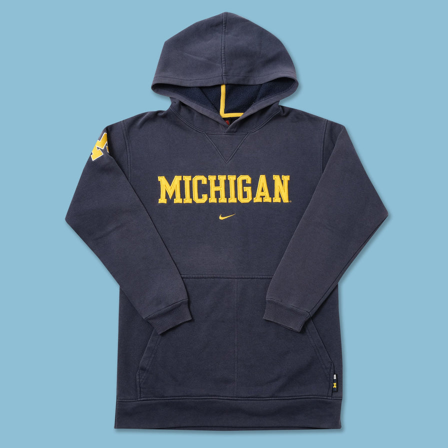 Vintage Nike Michigan Wolverines Hoody Small 