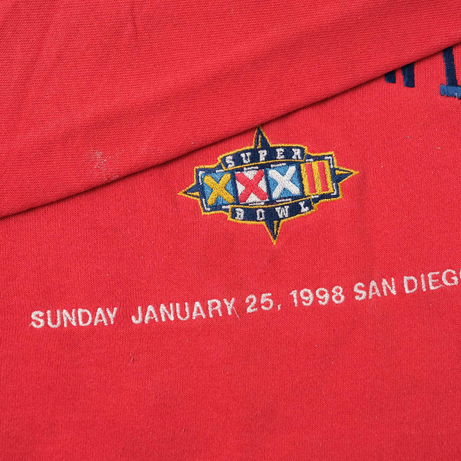 Vintage 1998 Super Bowl Sweater Large 
