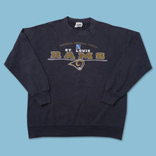 Vintage St. Louis Rams Sweater Large 