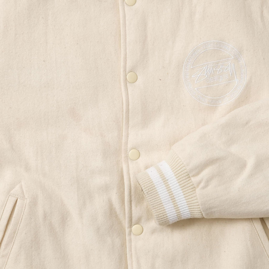 Stussy Wool Varsity Jacket Large 