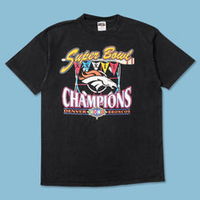 1998 Super Bowl Denver Broncos T-Shirt XLarge 