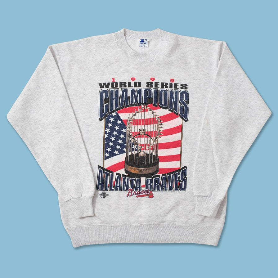Women's 1995 Starter Atlanta Braves Sweater Medium 