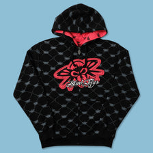 Vintage DS Black Flys Zip Hoody Medium 