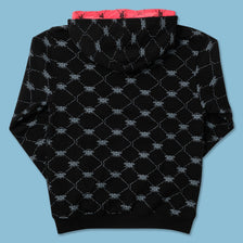 Vintage DS Black Flys Zip Hoody Medium 