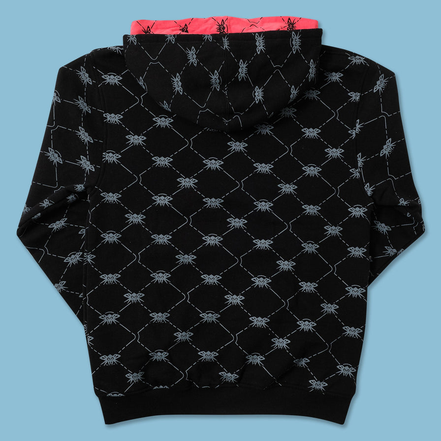 Vintage DS Black Flys Zip Hoody Medium 