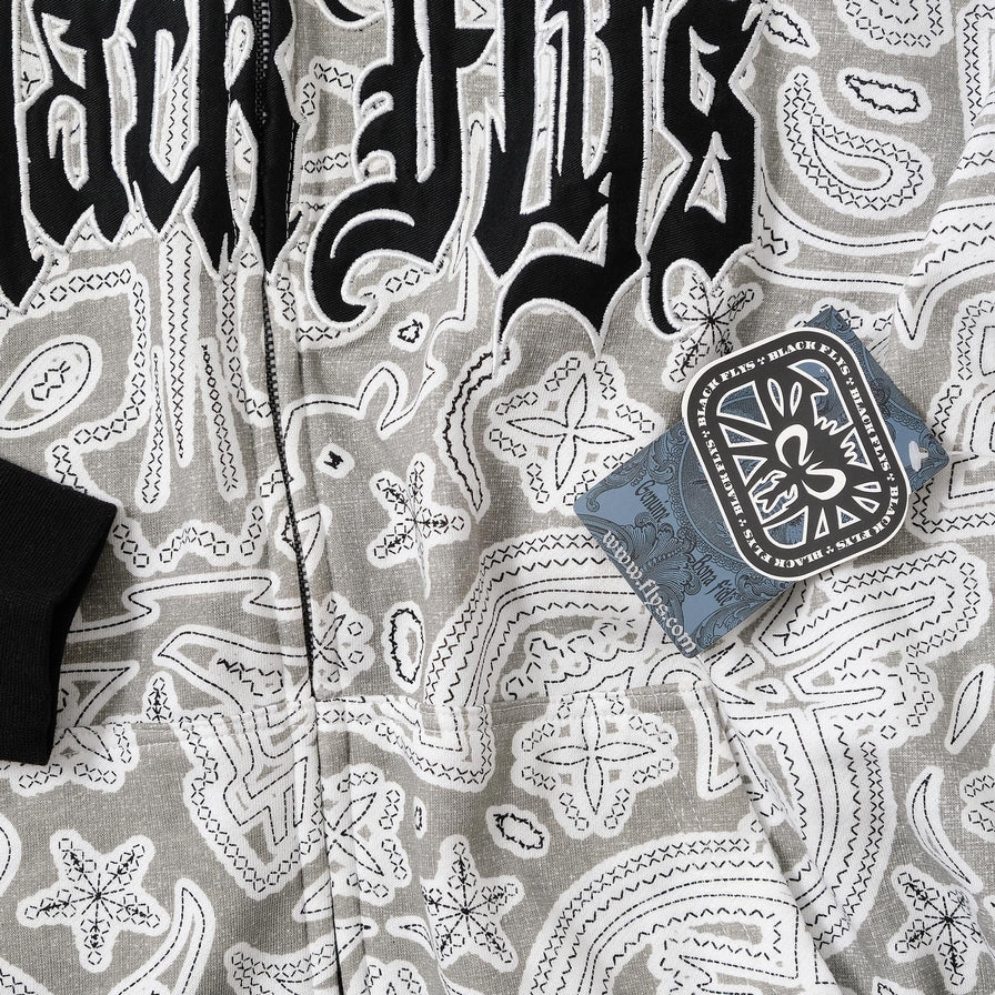 Vintage DS Black Flys Zip Hoody 