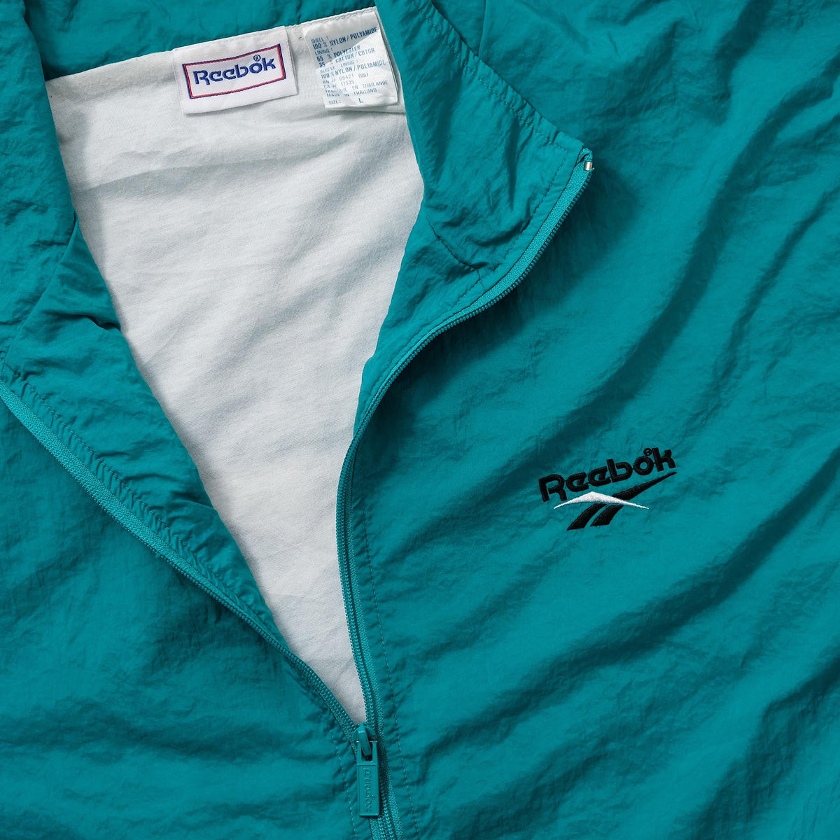 Vintage Reebok Track Jacket Large | Double Double Vintage