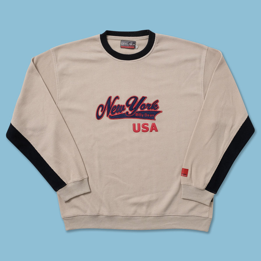 Y2K Billy Dean New York Sweater XLarge 