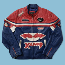 Y2K Leather Jacket Large 