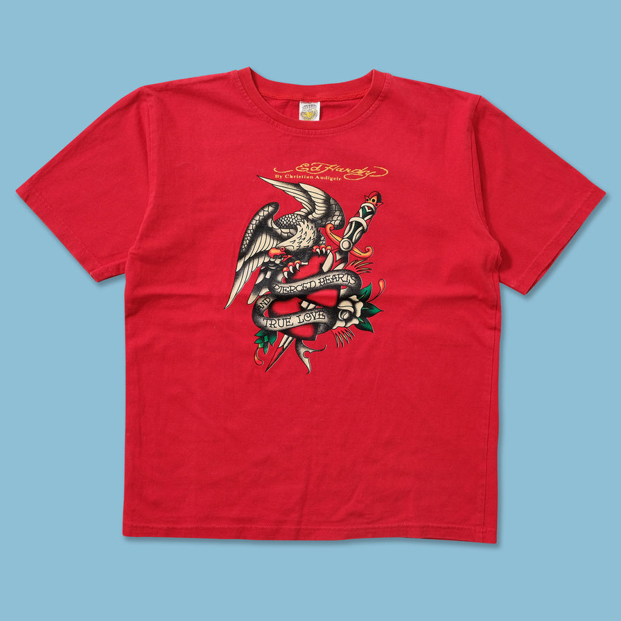 Women's Y2K Ed Hardy T-Shirt Small 
