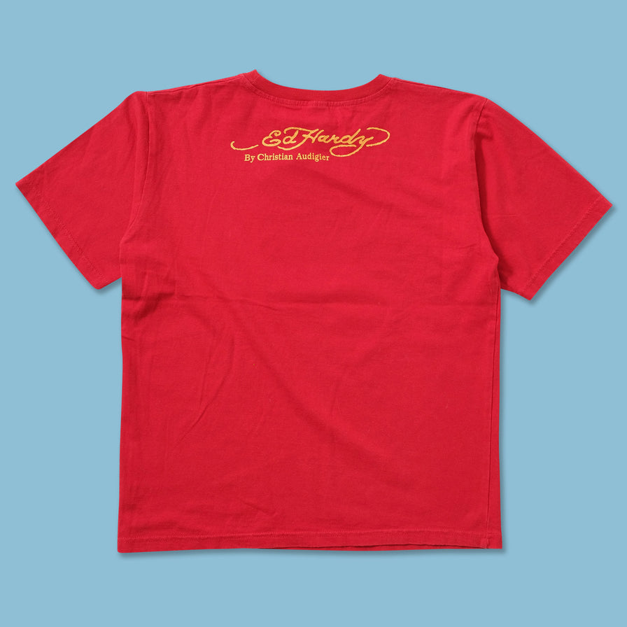 Women's Y2K Ed Hardy T-Shirt Small 