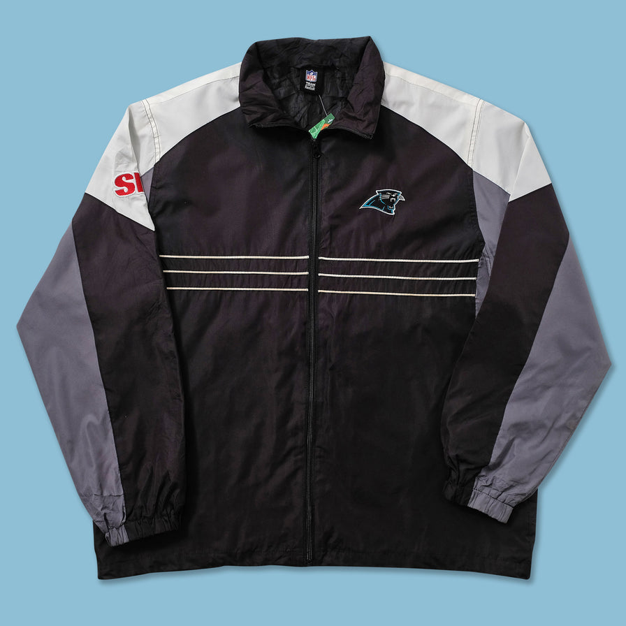 Vintage Reebok Carolina Panthers Track Jacket XLarge 