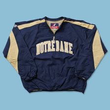 Vintage Notre Dame Windbreaker XLarge 