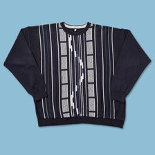 Vintage Coogi Style Knit Sweater XLarge - Double Double Vintage