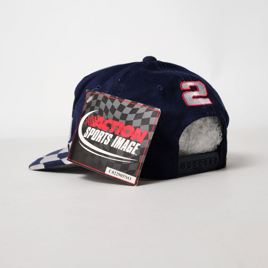 Vintage Rusty Wallace Miller Lite Racing Cap - Double Double Vintage