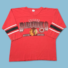 Vintage Chicago Blackhawks 3/4 Sleeve Large 