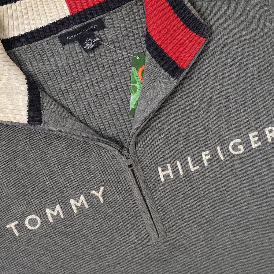 Vintage Tommy Hilfiger Women’s Half Zip Sweater Medium 