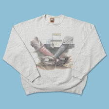 Vintage Baseball Sweater Large 