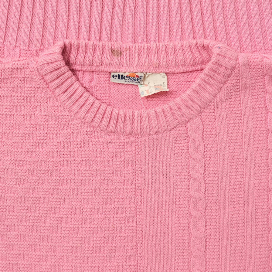 Vintage Ellesse Knit Sweater Medium 