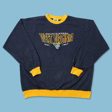 Vintage West Virginia Mountaineers Sweater XLarge 
