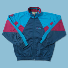 Vintage Women's diadora Track Jacket Medium 