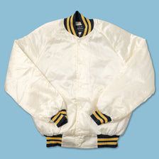 Vintage Padded Satin College Jacket Large 