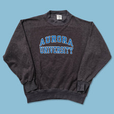 Vintage Aurora University Sweater Small 