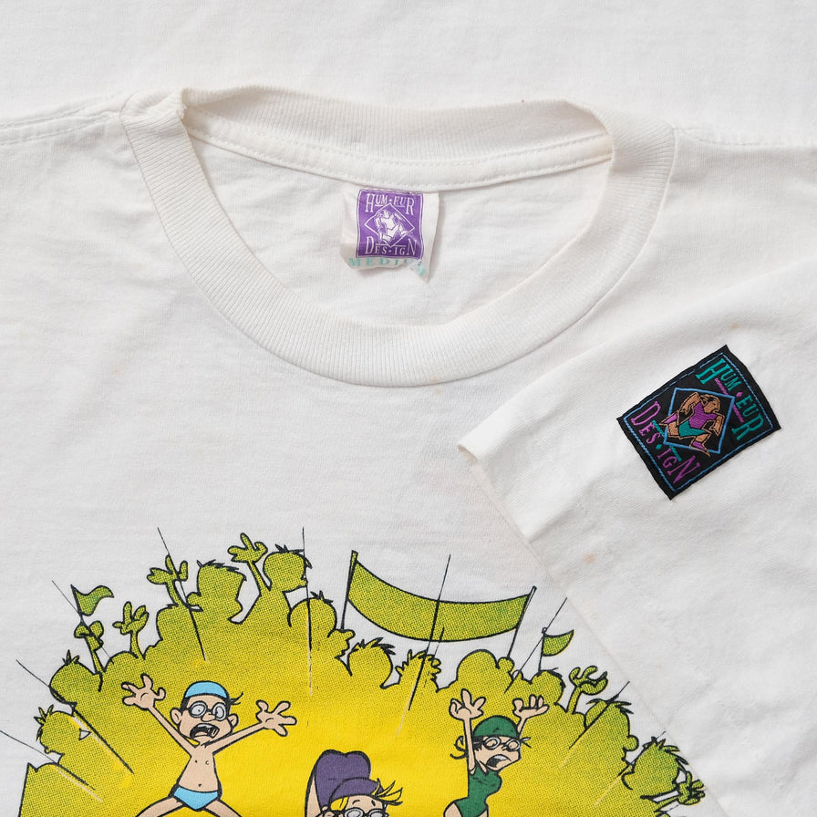 Vintage Swimming Club T-Shirt Small 