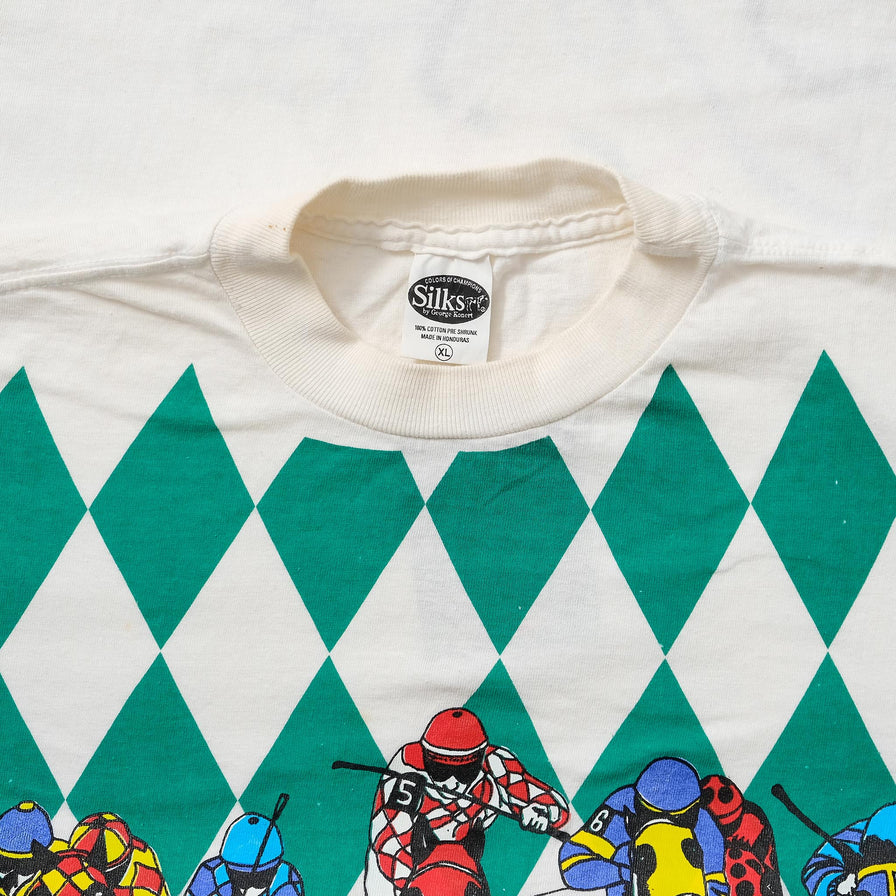 1993 Horse Racing T-Shirt Large 