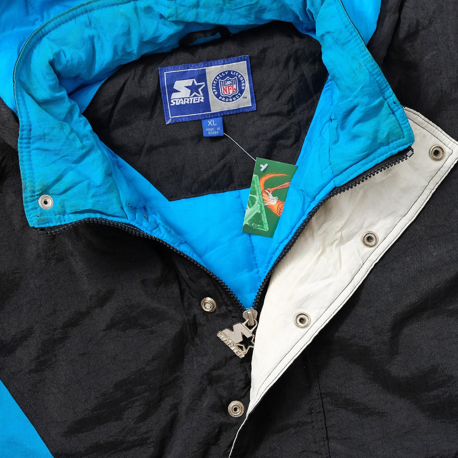 Vintage Starter Carolina Panthers Anorak XLarge 