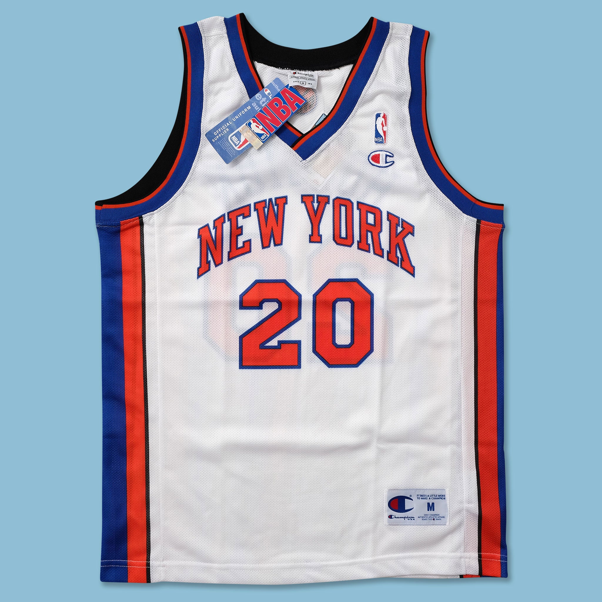 ビンテージ　NEW YORK knicks Anthony 7番 L New York Knicks 7 Anthony Michelle & Ness Hardwood Classic