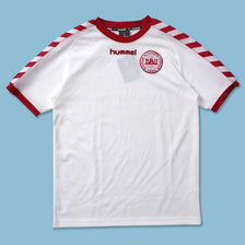 2002 Hummel Denmark Jersey Medium - Double Double Vintage