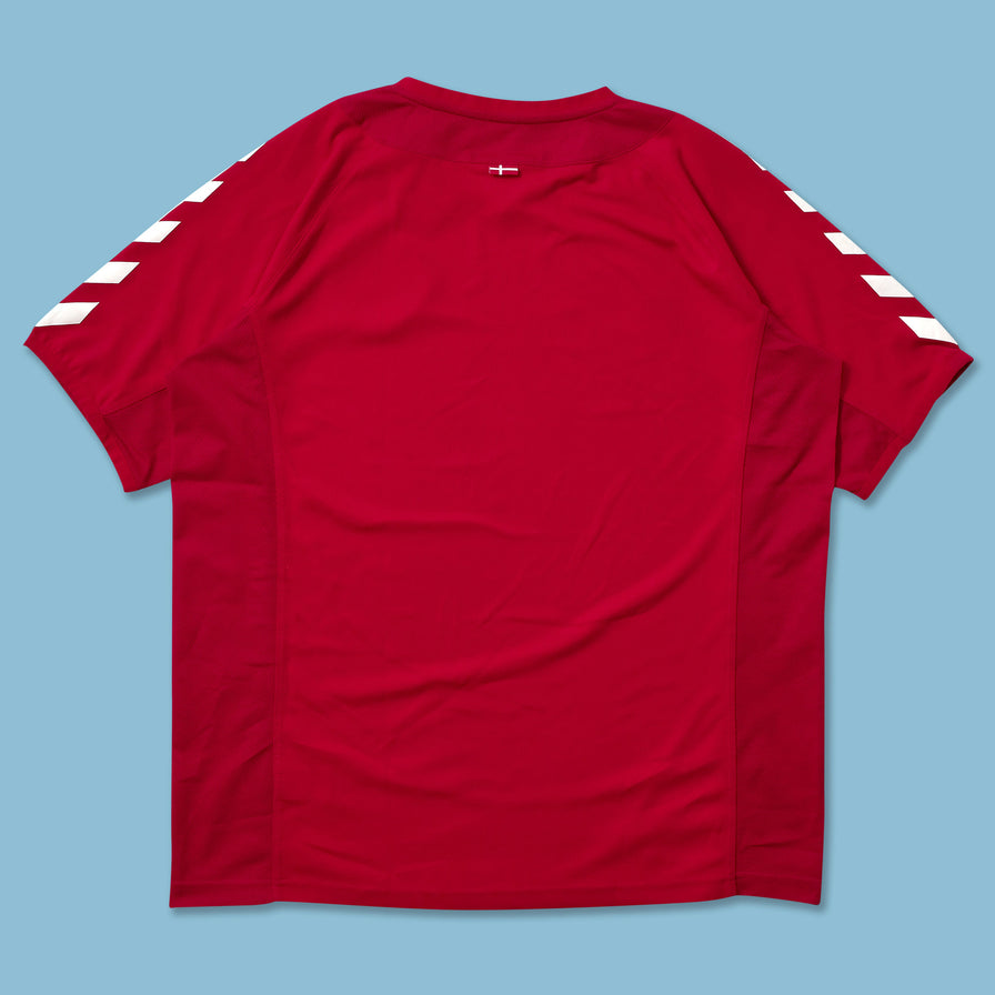 2003 Hummel Denmark Jersey XLarge - Double Double Vintage
