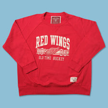 Vintage Red Wings Sweater XLarge 