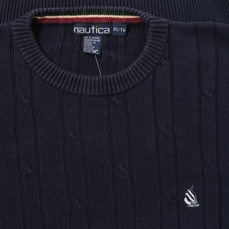Vintage Nautica Knit Sweater XLarge 