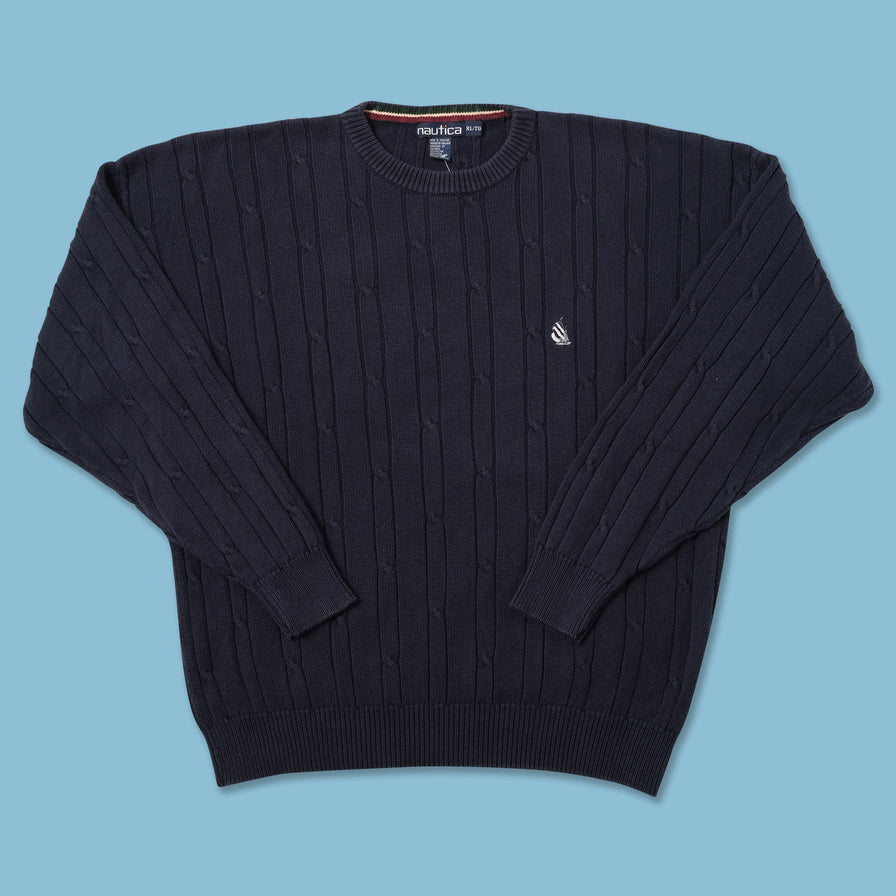 Vintage Nautica Knit Sweater XLarge 