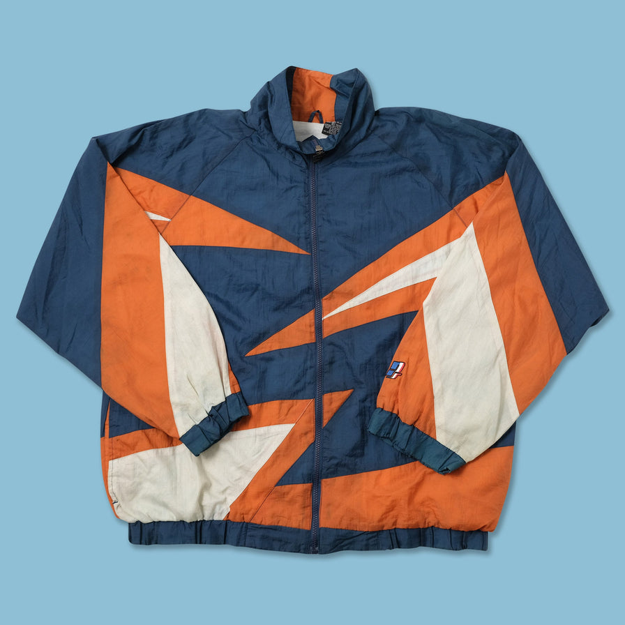 Vintage Fighting Illini Track Jacket Large 