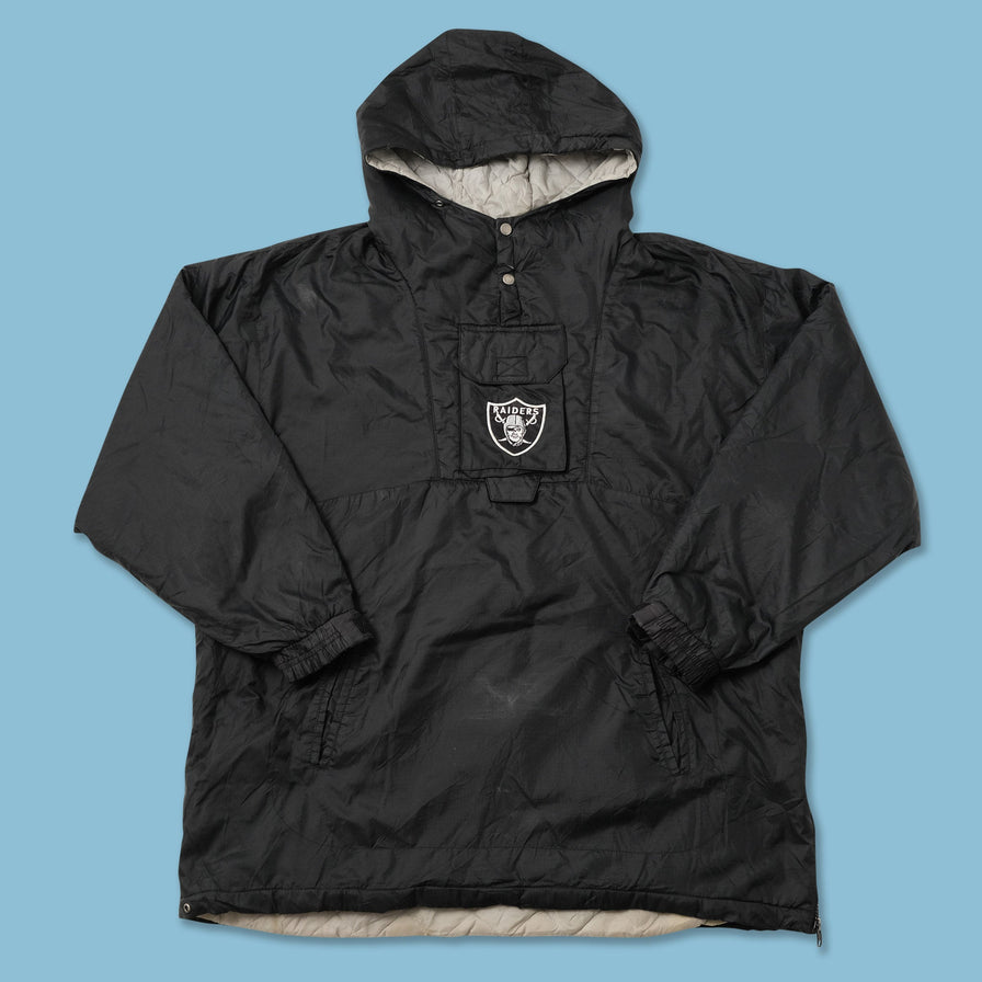 Vintage Las Vegas Raiders Padded Q-Zip Jacket XXLarge 