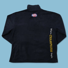 Vintage AFL AusKick Fleece Q-Zip Sweater Large 