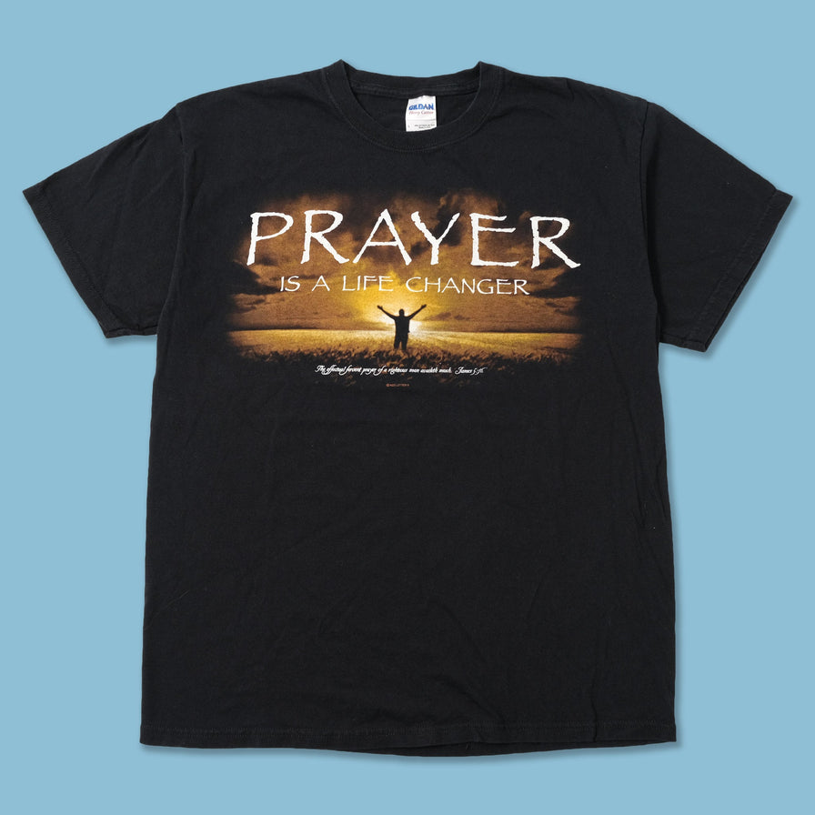 Vintage Prayer T-Shirt Medium 