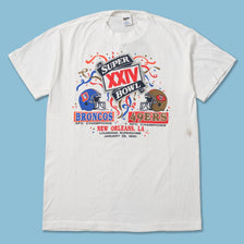 Vintage 1989 Super Bowl T-Shirt Medium 