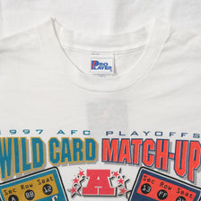 Vintage 1997 AFC Play Offs T-Shirt Large 