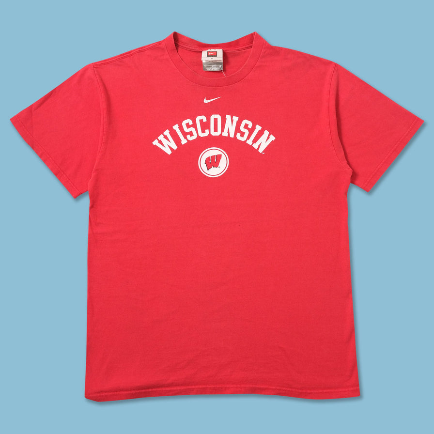 Vintage Nike Wisconsin T-Shirt Medium 