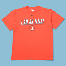 Vintage Nike Illinois T-Shirt Large 