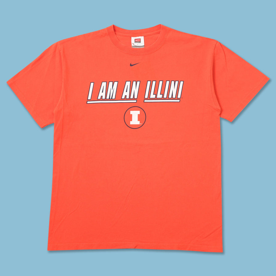 Vintage Nike Illinois T-Shirt Large 