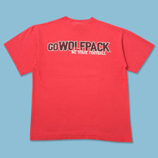 Vintage Nike NC State Football T-Shirt Medium 